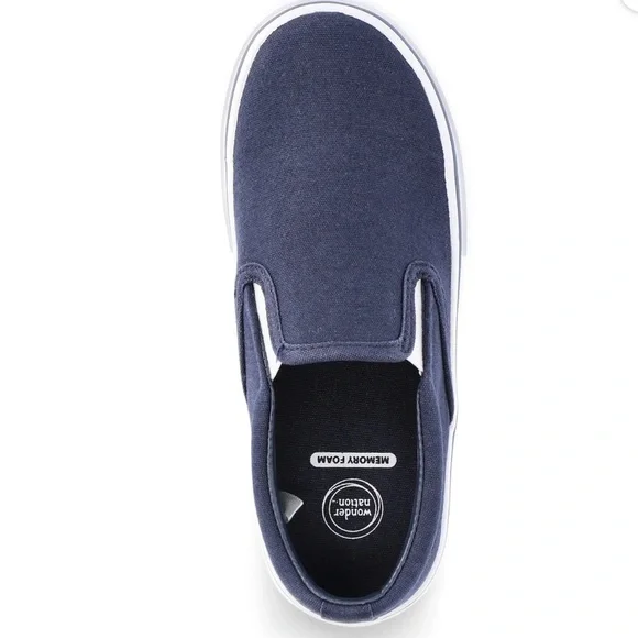 Brand New Boys Wonder Nation Slip On Sneakers Size Toddler 9 - Picture 4 of 5